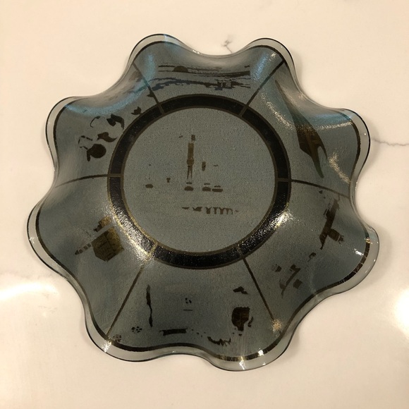 Walt Disney Vintage 70's Glass Candy Dish Bowl - Picture 3 of 3